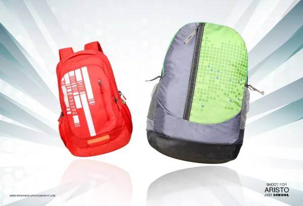 Ecommerce backpack  photography